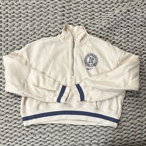 Nike Cream Quarter-Zip Sweatshirt Engineered For The World
